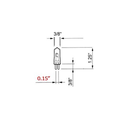 type g4 base 12v 10w halogen light low voltage bulb