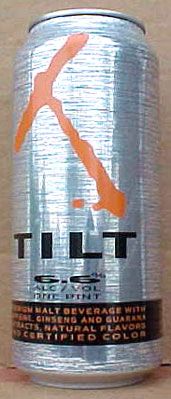 TILT MALT BEVERAGE, 16oz. Ale Beer Can,. Anheuser Busch  