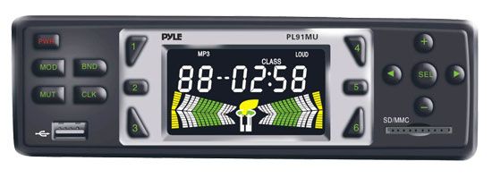 PYLE PL91MU AM/FM MPX ELECTRONIC TUNNING RADIO W/USB  