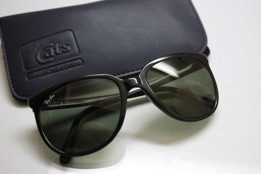 Rayban Cats 1000 B&L Black Rare Nylon France  