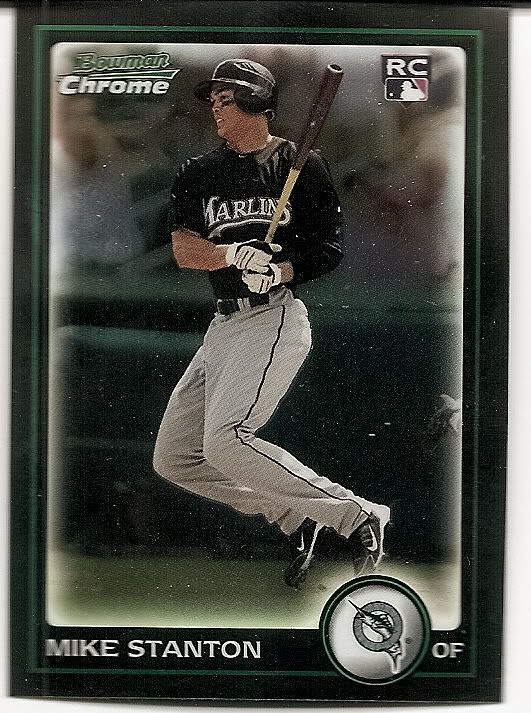 2010 Bowman Chrome MIKE STANTON ★RC★ WOW  