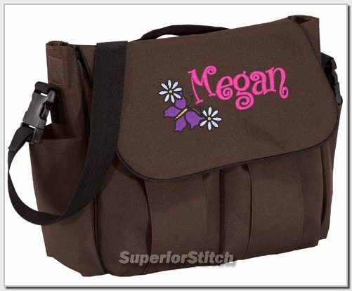 Personalized baby DIAPER BAG embroidered ANY COLOR girl  