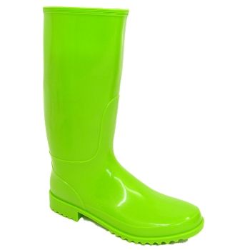 LADIES LIME GREEN WELLIES WELLINGTON RAIN BOOT SIZE 4 8  