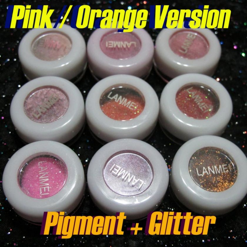 Eyeshadow Make Up Hot Pink Version pigment Glitter  