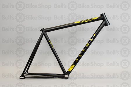 Volume Thrasher V1 Bicycle Frame Small 47cm Flat BLACK  