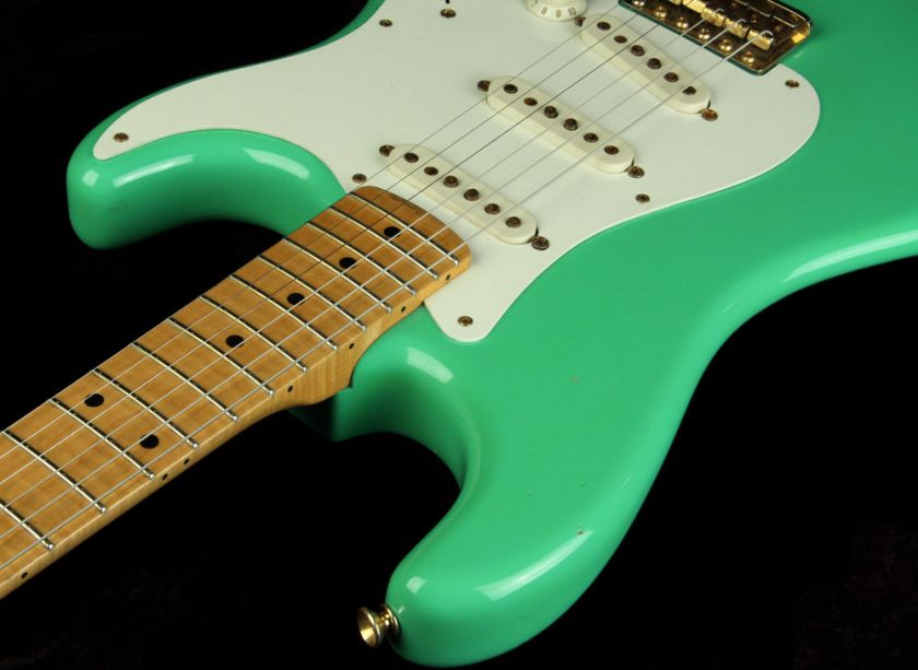 2009 Fender Custom Shop 56 Stratocaster Relic Electric Guitar Seafoam 