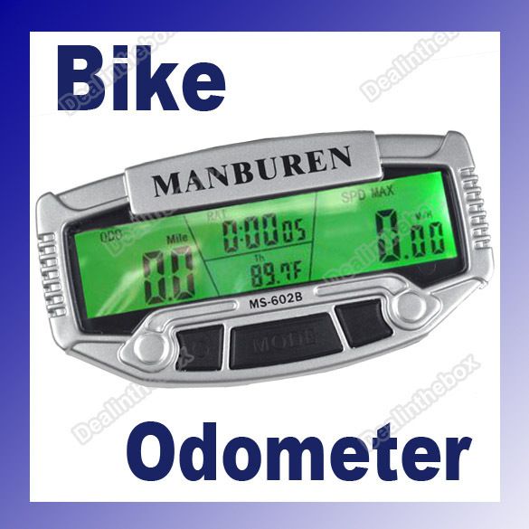 New LCD Bike Bicycle Computer Odometer Speedometer  