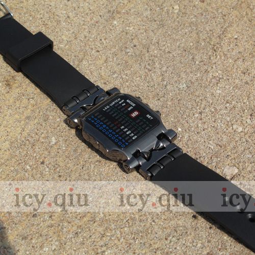 Binary Digital Watch /New Mens Fashion Casual Sport Wrist Watches 