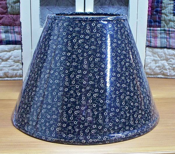 PRIMITIVE FABRIC LAMP SHADE, 12, PARK DESIGNS, ASSORTED COLORS 