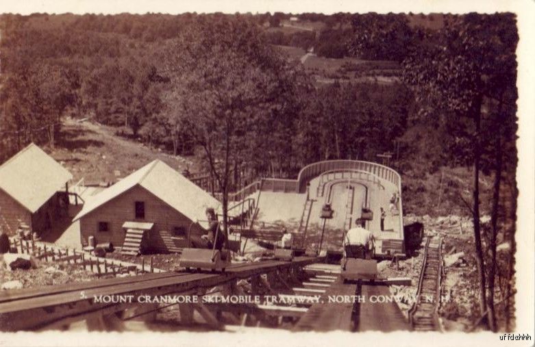 MOUNT CRANMORE SKI MOBILE TRAMWAY NORTH CONWAY, NH SUMMER SCENE  