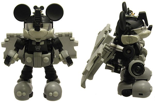 TRANSFORMERS DISNEY LABEL MICKEY MOUSE MONOCHROME RARE  