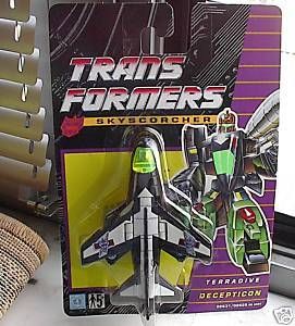 TRANSFORMERS SKYSCORCHER TERRADIVE DECEPTICON HASBRO 92  