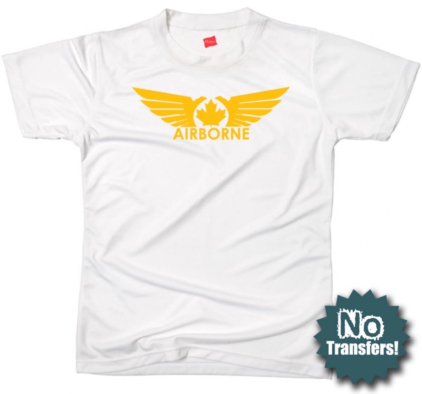 Canadian Airborne military army forces cool new T shirt  