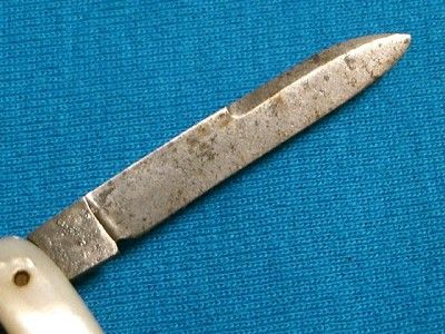 ANTIQUE SIMMONS KEEN KUTTER MOP PEARL SWAYBACK WHITTLER JACK KNIFE 