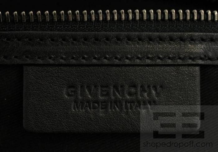 Givenchy Black Leather Nightingale Handbag  