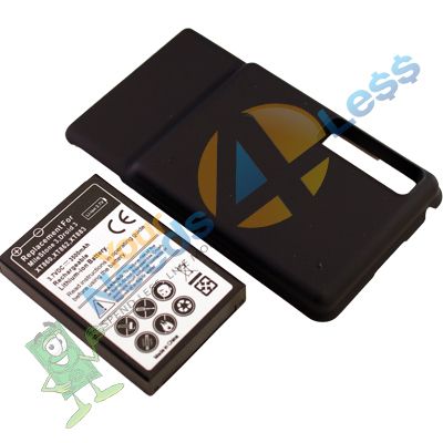 NEW 2x 3500mAh extended battery Motorola Droid 3 XT862 + Back Cover 