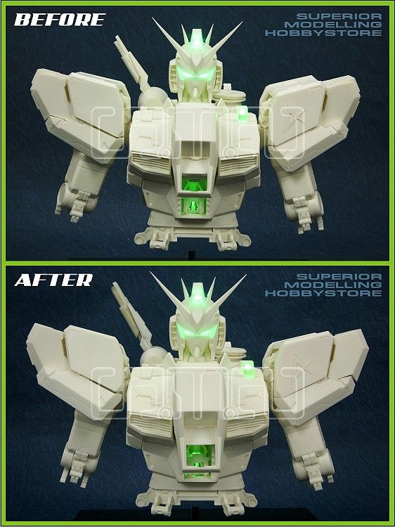 SMS 258 1/35 RX 93 v Nu Gundam Bust Resin Model RX93  