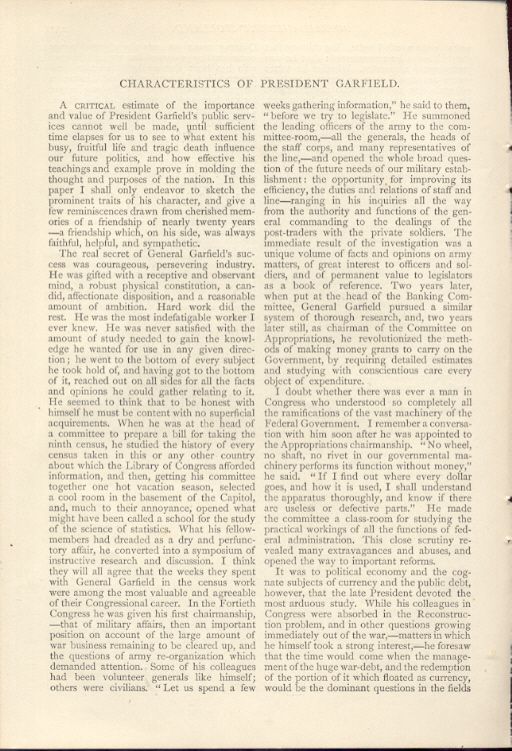 James A. Garfield, Administration, Sumner, cm1153  