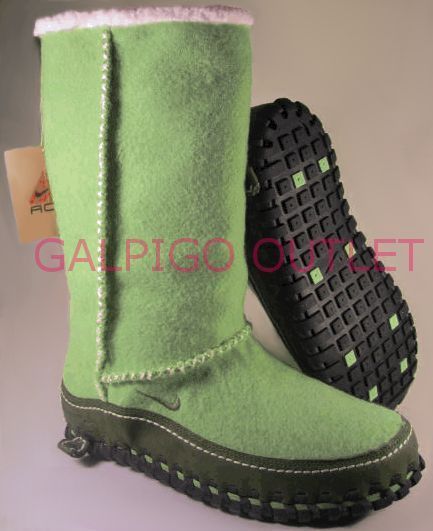 NEW Womens Nike Valenka Wool Boots Green 10  