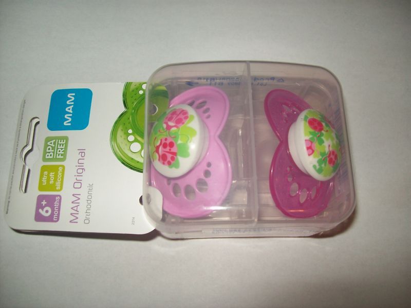 NEW MAM Baby Pacifiers 6+ Mo Ladybugs Fish Race Car  