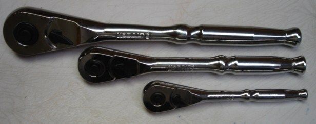 Kobalt 3PC 1/2 3/8 1/4 Drive Ratchets USA 22500 700 800  