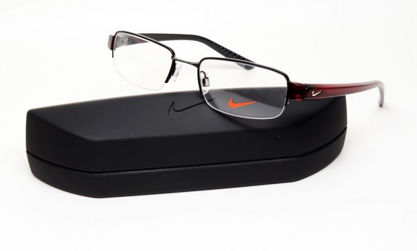 NIKE 8062 SATIN BLACK 001 AUTHENTIC EYEGLASSES SIZE 49  