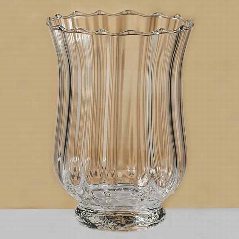 This fluted flared toppillar candle holder holds a 3 diameter pillar 