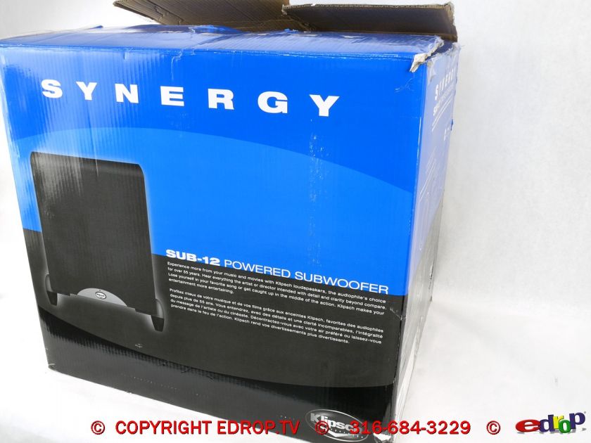 Klipsch Synergy SUB 12 Powered Subwoofer 650W 12 NICE  