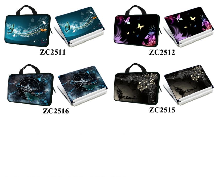 17.3 LAPTOP SLEEVE BAG w/ HANDLE & SKIN STICKER ZC311  