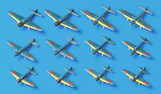   31516 Japanese Naval Planes (Late Pacific) 1/700 scale kit  