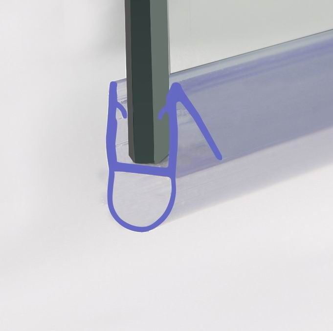 BATH DOOR SHOWER SCREEN ENCLOSURE SEAL FOR 4 6mm GLASS  