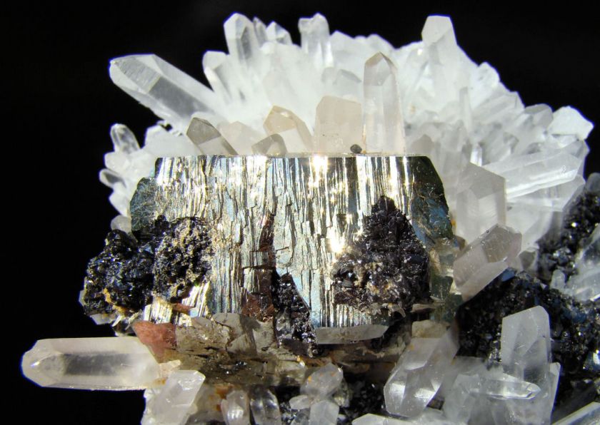 Aesthetic Combo   PYRITE, QUARTZ, SPHALERITE Madan  