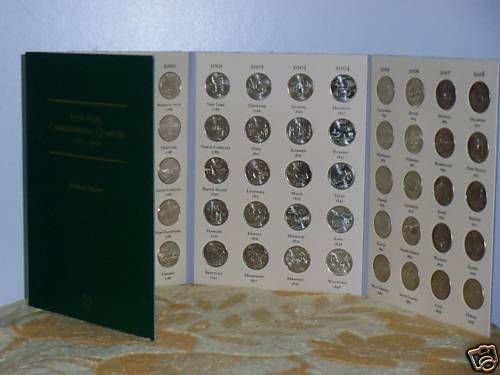 1999 2008 US 50 STATE QUARTER COLLECTION W/Album Folder  