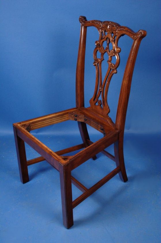 Set of 10 King James Mahogany Dining Chairs