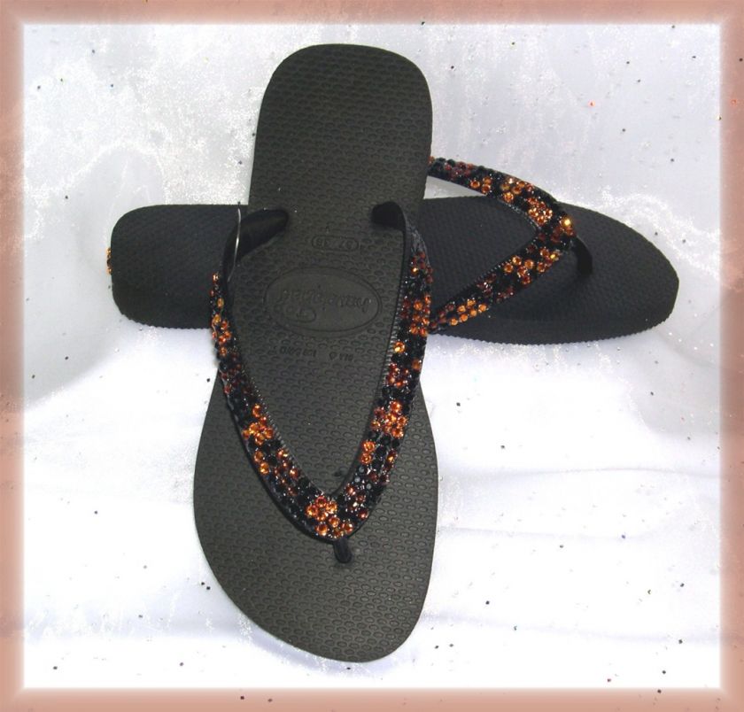 Leopard HAVAIANAS Embellished w/ SWAROVSKI Crystals  