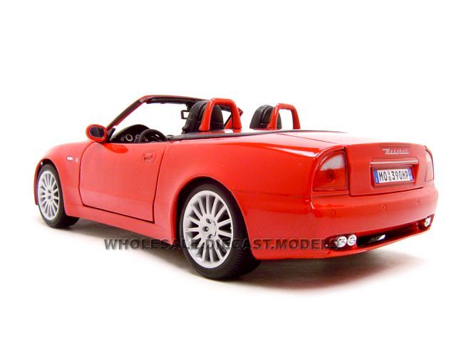 MASERATI GT SPYDER RED 118 DIECAST MODEL  