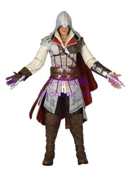 ASSASSINS CREED 2 EZIO 7 ACTION FIGURE IN WHITE NECA  