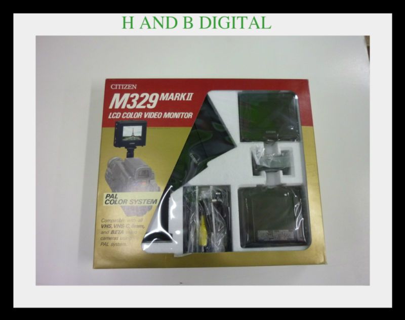 Citizen M329 Mark II LCD Color Video Monitor for PAL  