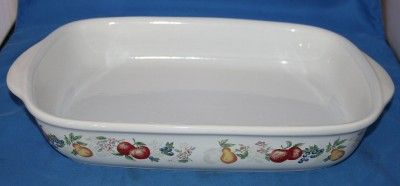 Corelle Coordinates Stoneware 9 x 13 cake pan fruit  