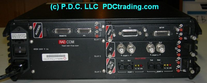 RADCOM PRISM LITE REV E.01 TCP/IP ANALYZER & MODULES  