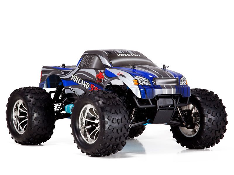 Redcat Racing Volcano S30 1/10 Scale Nitro Monster Truck 2.4GHz (Blue 