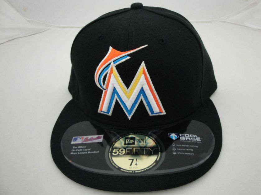 NEW ERA 5950 NEW AUTHENTIC FLORIDA MARLINS HOME  