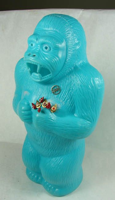 VINTAGE GORILLA / KING KONG 1965 A.J. RENZI PLASTIC BANK RETRO MODERN 