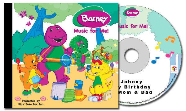 Childrens Music CD   Personalized With Their Name  