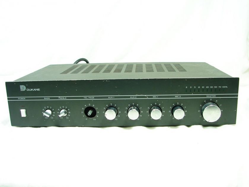 Dukane 1A1460 Stereo Amplifier  