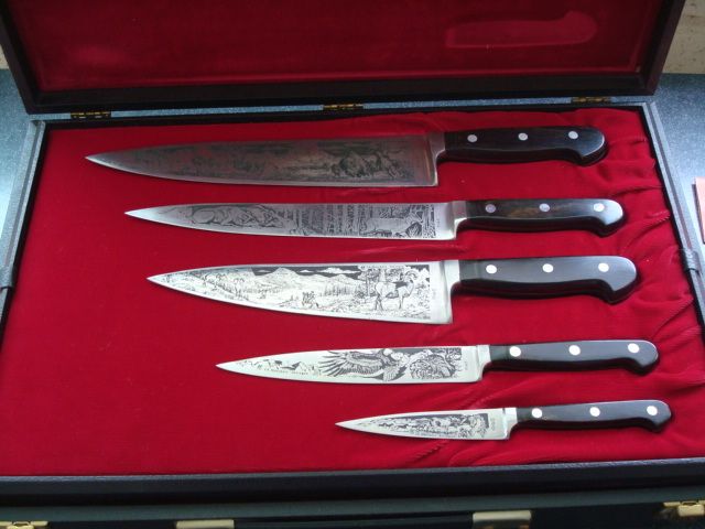 1776 1976 JA Henckels Bicentennial Knife Set  Solingen  