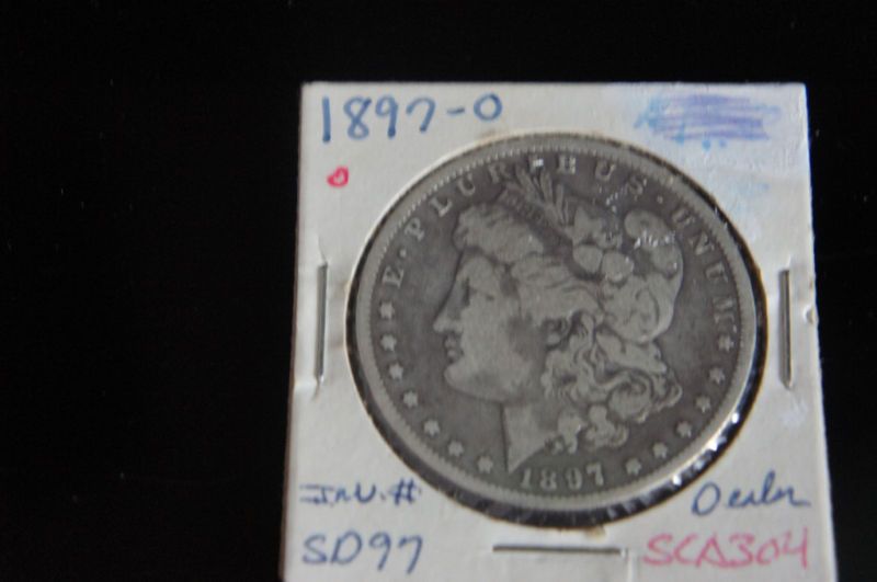 1897 Silver Morgan Dollar O SD97 E. Pluribus Unum  
