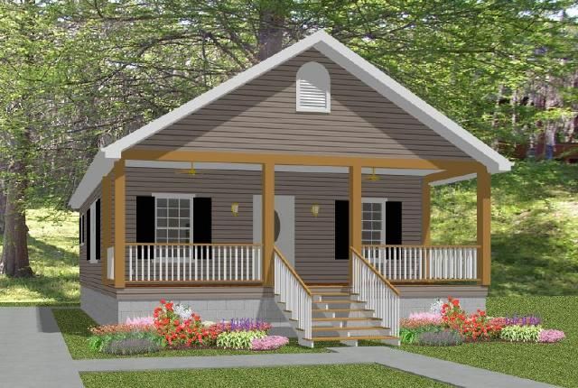 Complete House Plans~~ 784 s/f     2 bed/1 bath~~ Laura  
