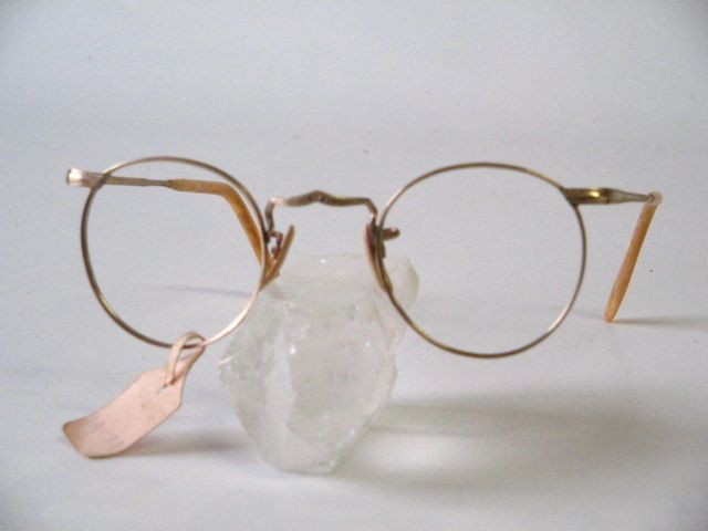 Beautiful fine child goldfilled antique eyeglasses  B2  