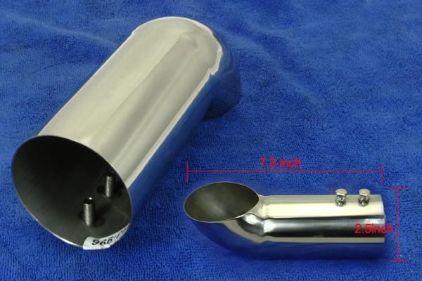 Car Universal 2.5 Inch Inlet Exhaust Muffler Pipe 996  